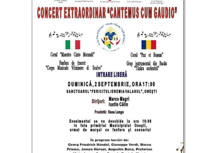 Concert extraordinar „Cantemus cum gaudio”