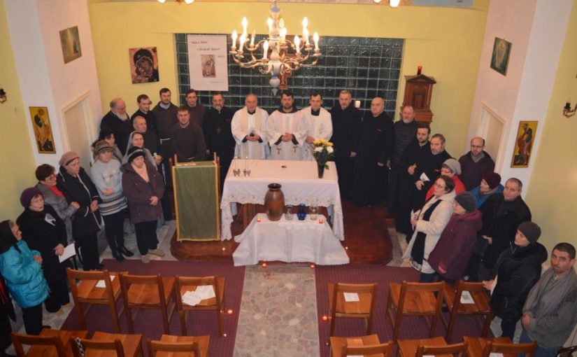 Onești – Rugăciune ecumenică la Centrul de Spiritualitate Franciscano-Capucină și Activitate Ecumenică „Domus Mariae” (22 ianuarie 2015)