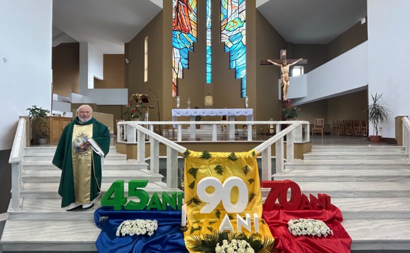 Părintele Ubaldo Oliviero – 90 de ani de viață, 70 de ani de consacrare religioasă și 45 de ani de misiune